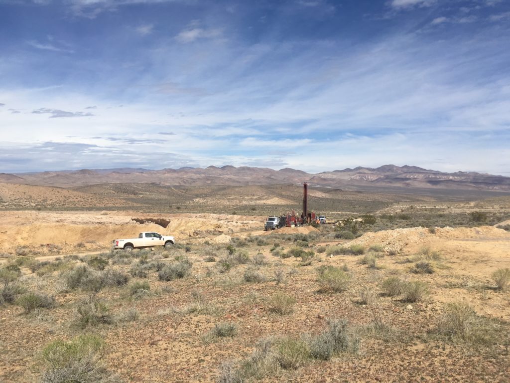 Northern Empire Drilling beside Mother Lode Open Pit