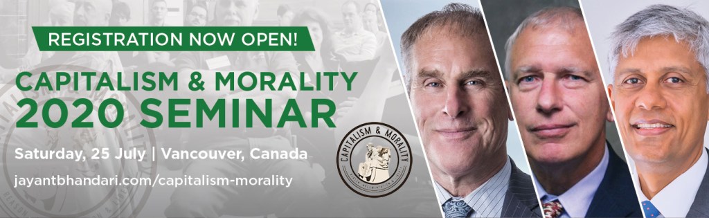 Capitalism & Morality 2020 Seminar