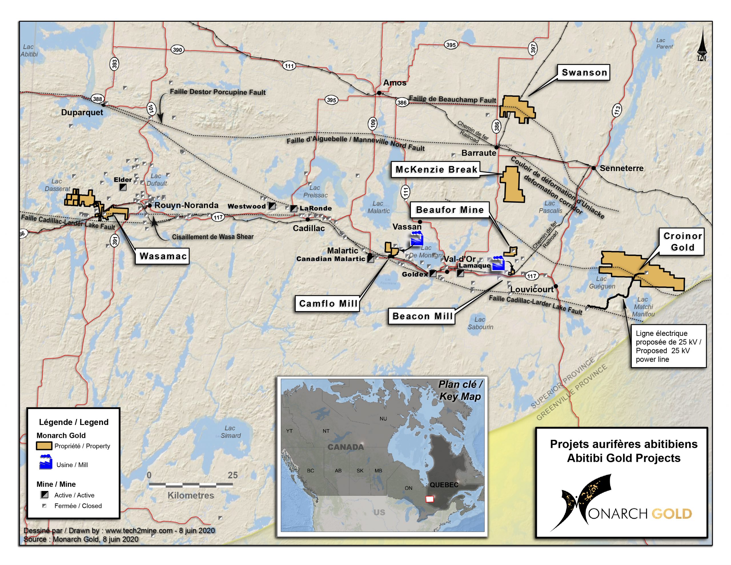 Monarch Gold Projects