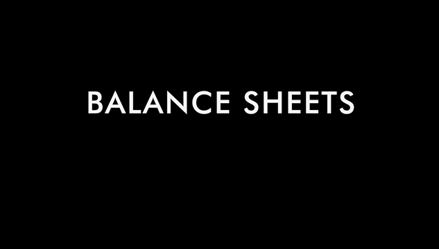 balance sheets